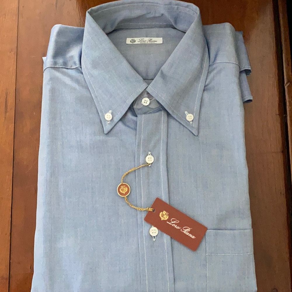 Loro Piana blue shirt